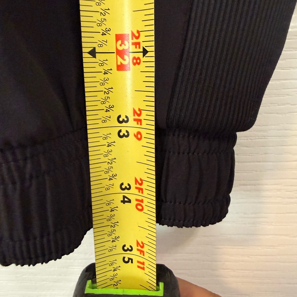 Athleta Black women's Joggers with Ribbed Side Panels Size 2P - Picture 11 of 13